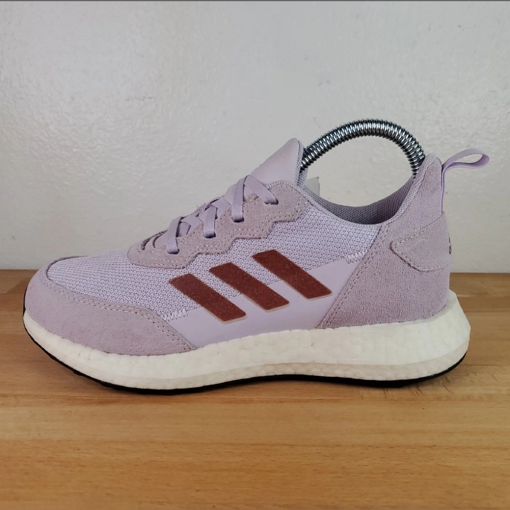 Adidas RapidaLux S&L J Womens Running Shoe Purple Suede Sneakers FV8575 NWT B8